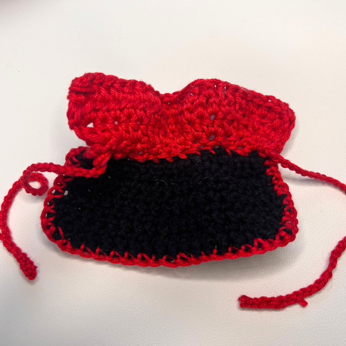 Crochet vampire cape for Bella Boo Ghost