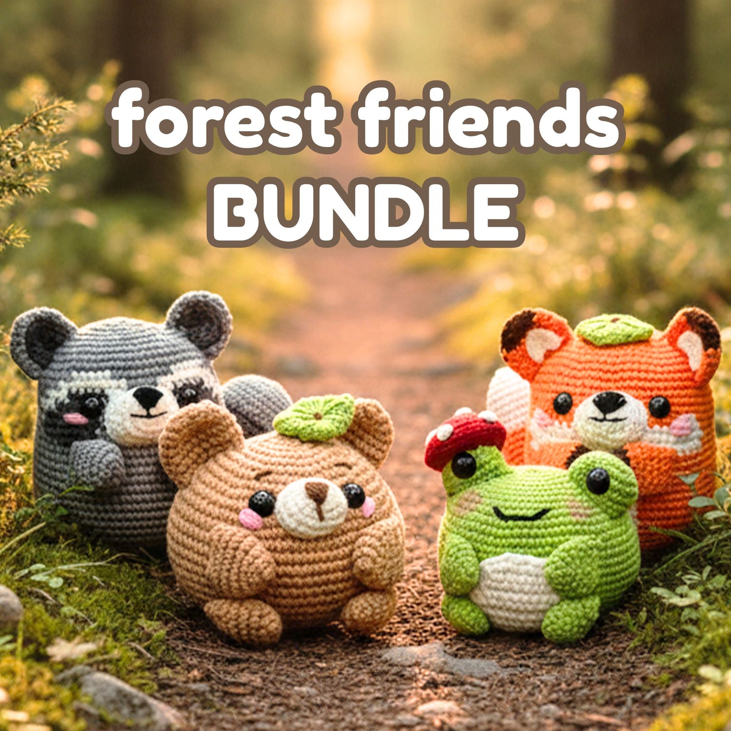 crochet pattern forest friends collection