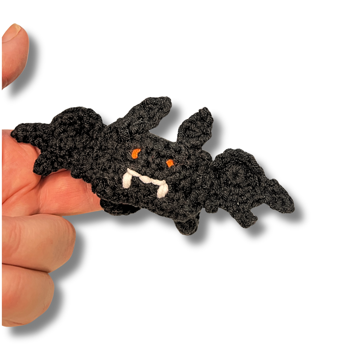 Crochet bat backpack for Bella Boo Ghost