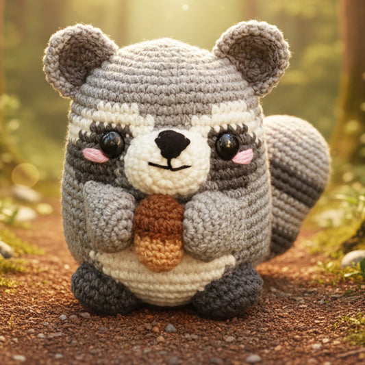 Bandit the Raccoon Crochet Pattern