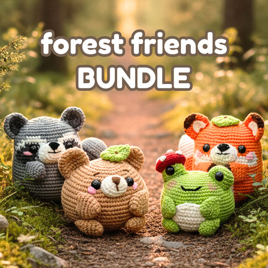 Mega Bundle Forest Friends Crochet Patterns