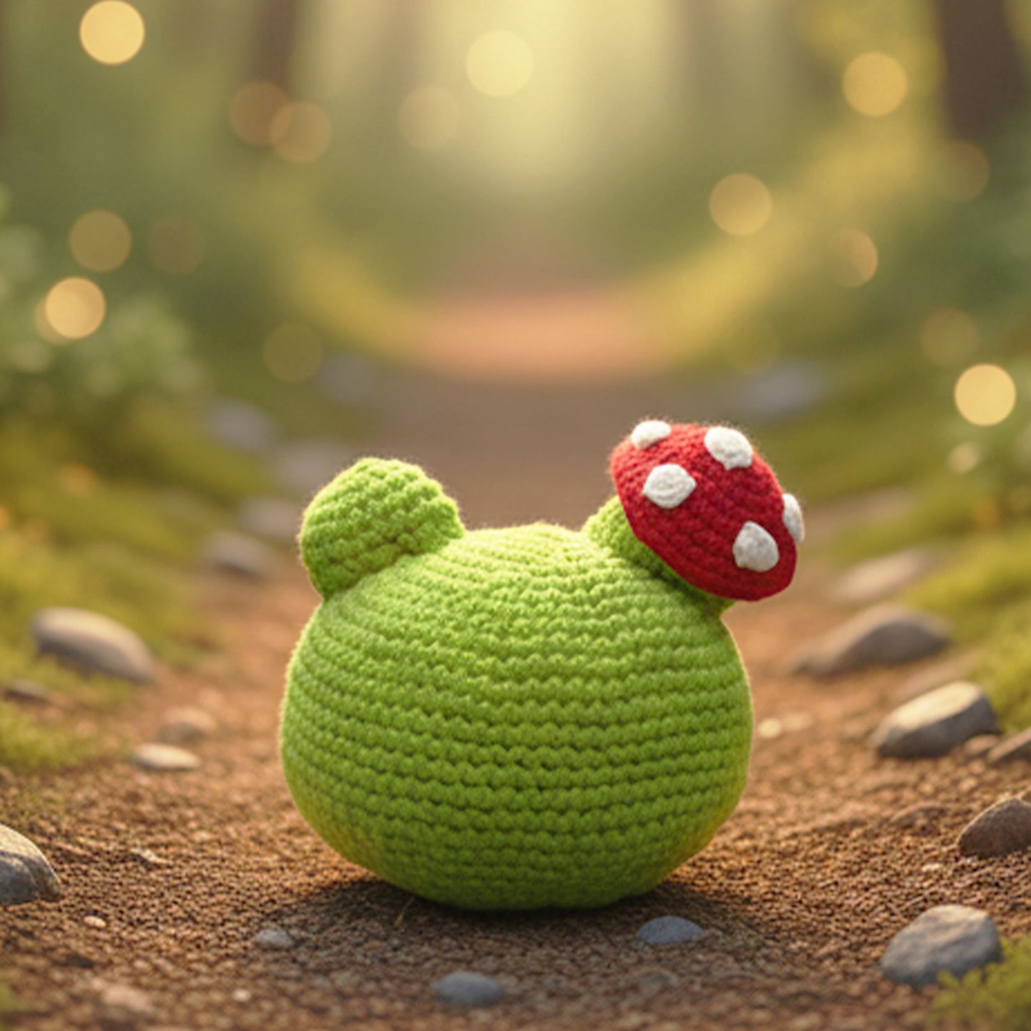 Mossy the Frog Crochet Pattern