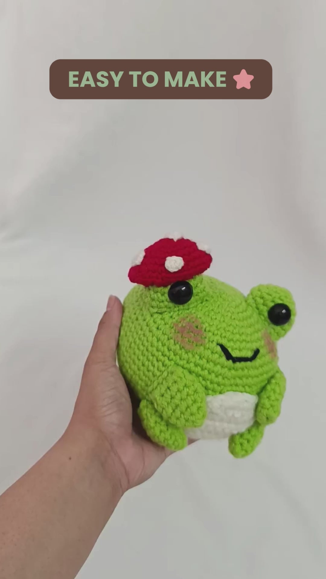 Frog easy crochet pattern